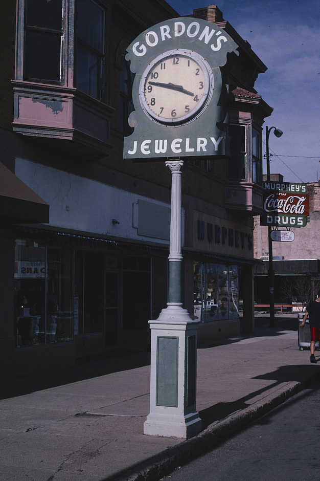Gordon's Jewelry Street Clock, Las Vegas, New Mexico, 1997