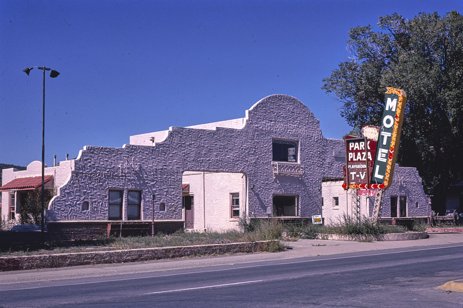 Park Plaza Motel, Raton, New Mexico, 1980