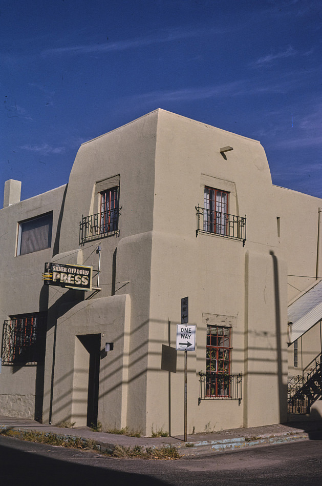 Silver City Daily Press, Arizona and Market Streets, Silver City, New Mexico, 1991