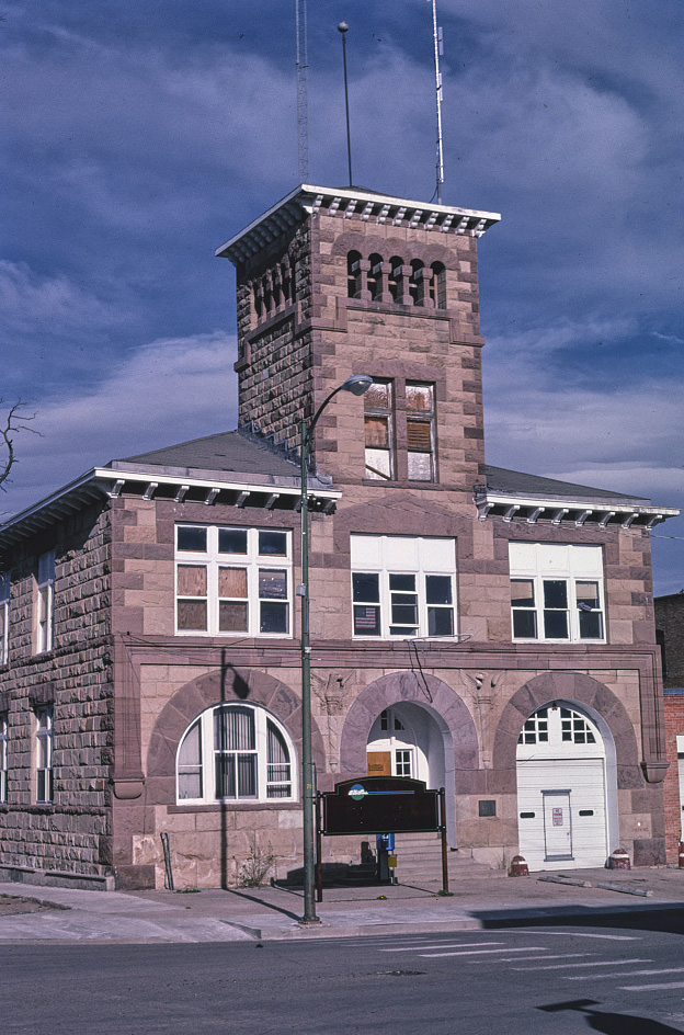 Old City Hall, now fire department, Las Vegas, New Mexico, 1997