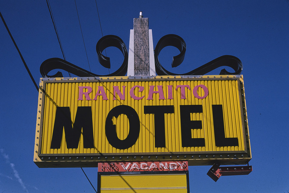 Rancho To Motel sign, Gallup, New Mexico, 1998
