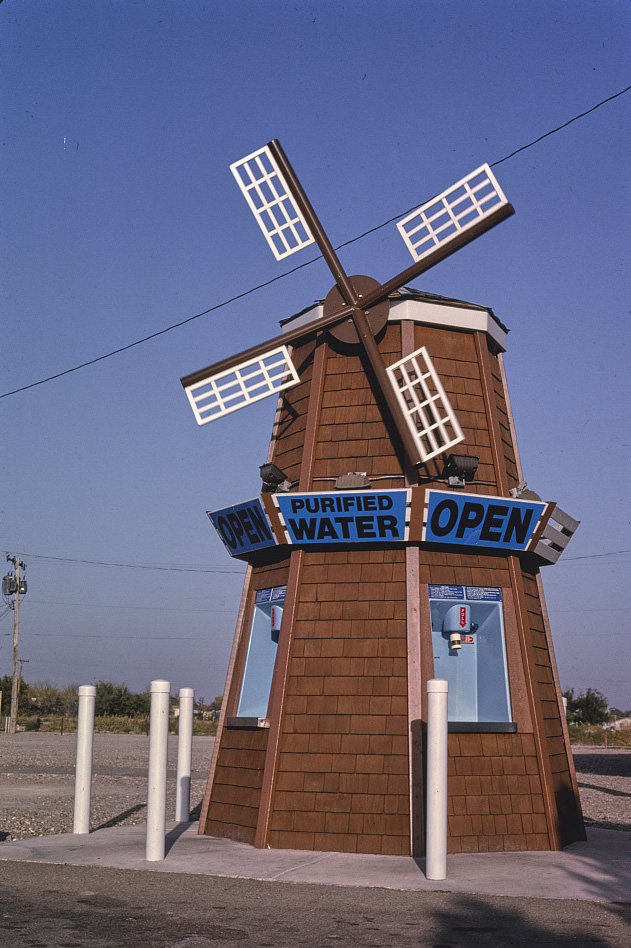 Purified Water windmill, Roswell, New Mexico, 1991