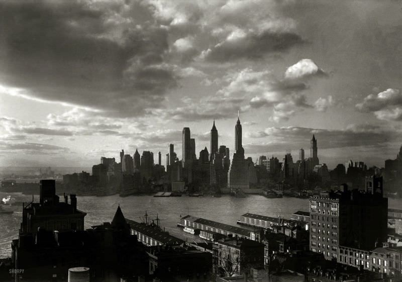 Financial district from Hotel Bossert, New York City, March 15, 1933