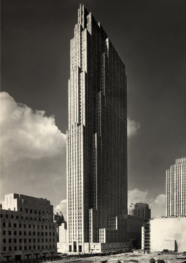 RCA Building, Rockefeller Center, New York City, Septembre 1933