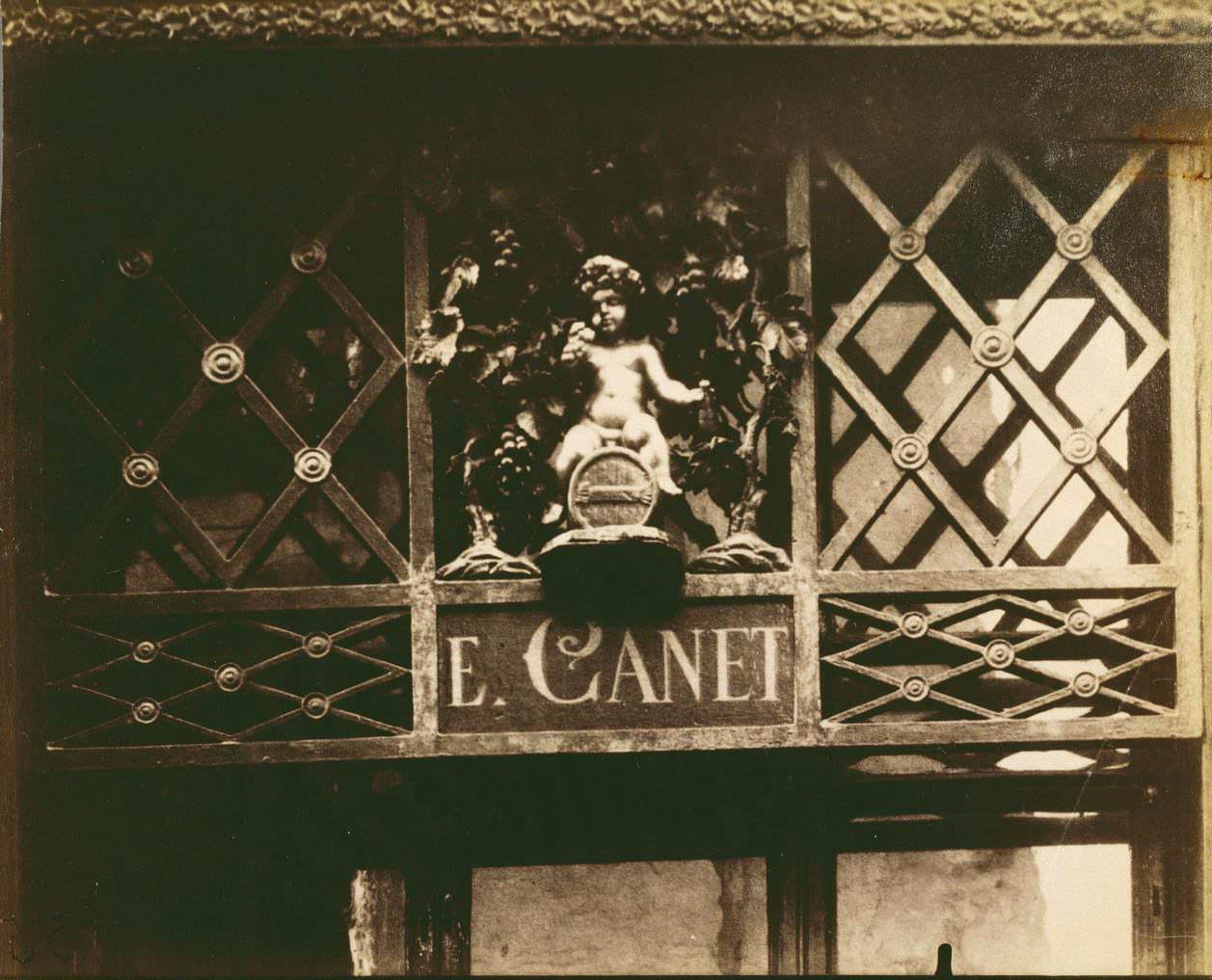 Shop Sign, rue Saint-Louis-en-I'Ile., 1908