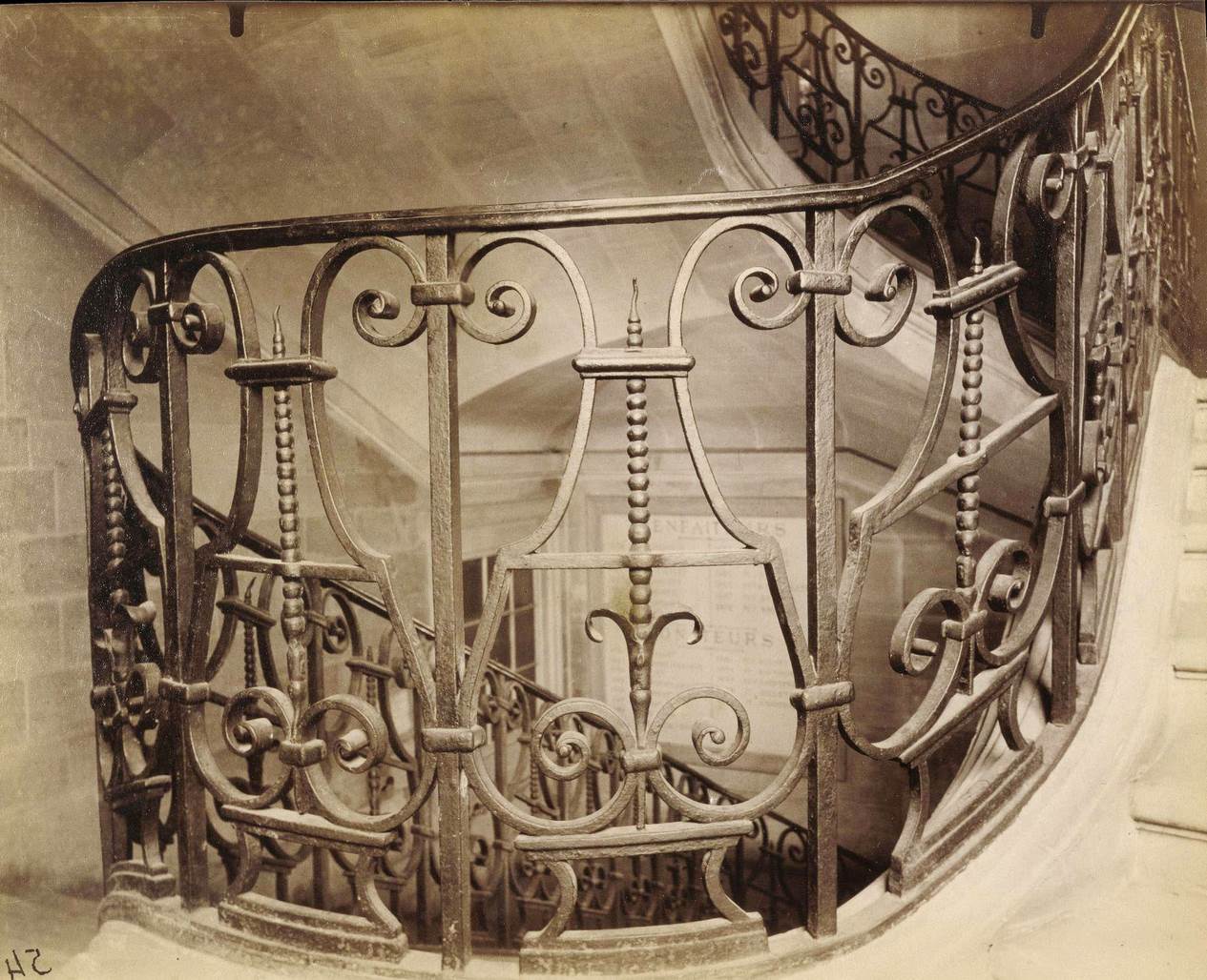 Staircase, rue Saint-Jacques 254, 1907