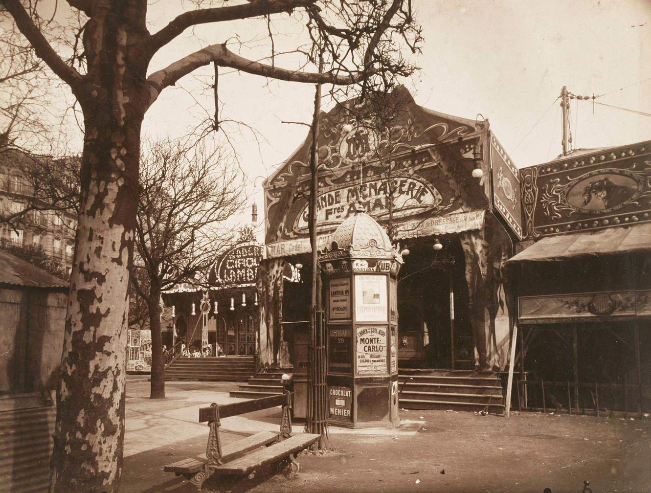 Kiosk and Street Fair, Fete du Vaugirard, 1925