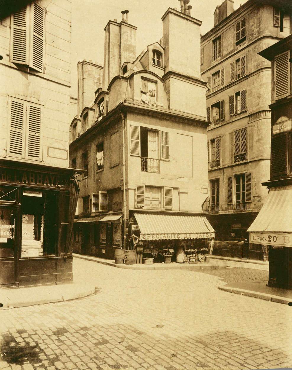 Maison Coin de Rue de l'Abbaye et Cardinale, 1903