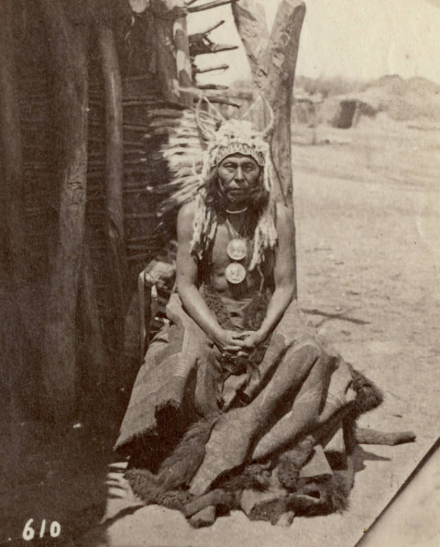 Rare Historical Portraits of Pawnee Indians from the 1870s by William Henry Jackson