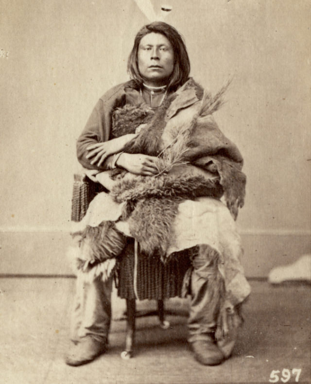 Rare Historical Portraits of Pawnee Indians from the 1870s by William Henry Jackson