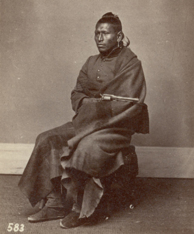 Rare Historical Portraits of Pawnee Indians from the 1870s by William Henry Jackson