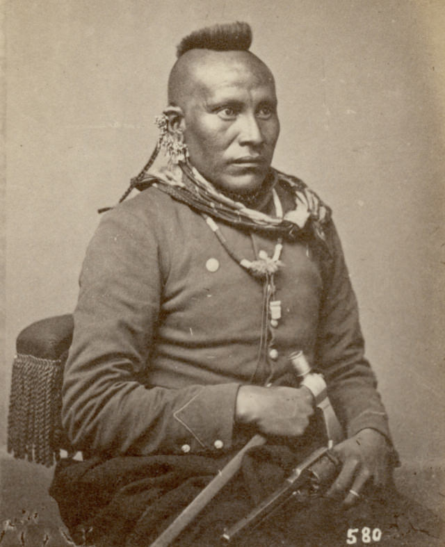 Rare Historical Portraits of Pawnee Indians from the 1870s by William Henry Jackson