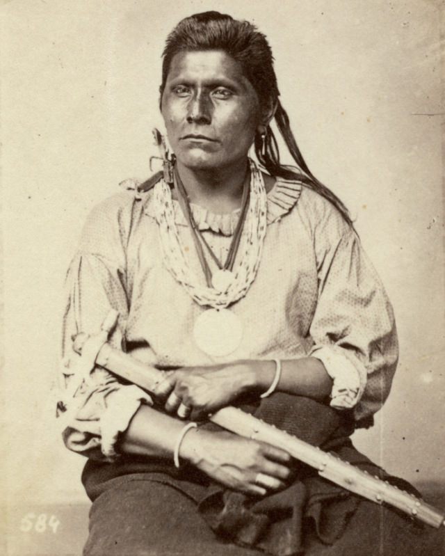 Rare Historical Portraits of Pawnee Indians from the 1870s by William Henry Jackson