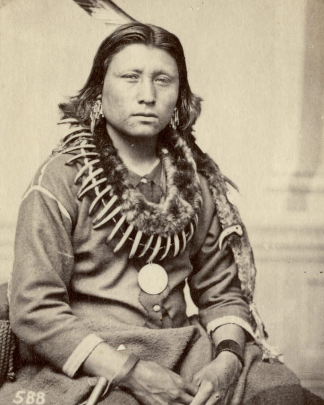 Rare Historical Portraits of Pawnee Indians from the 1870s by William Henry Jackson