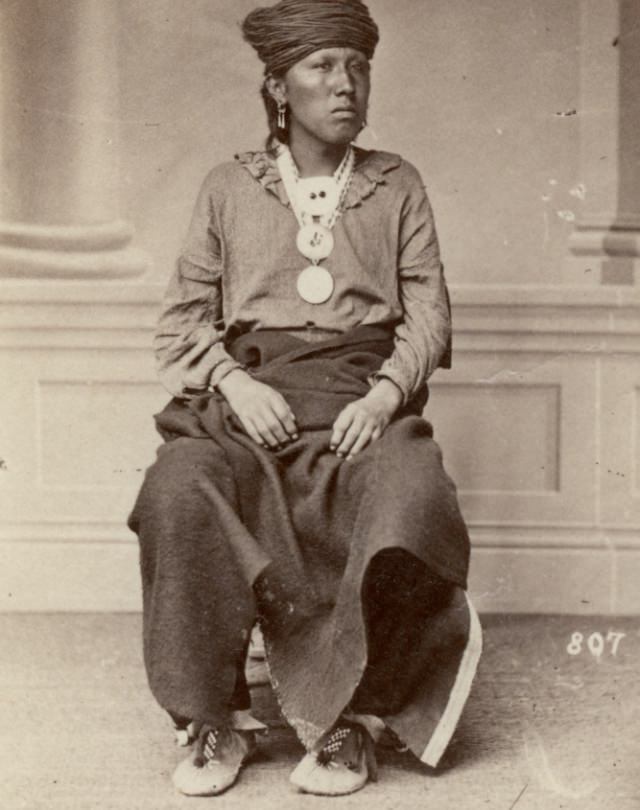 Rare Historical Portraits of Pawnee Indians from the 1870s by William Henry Jackson