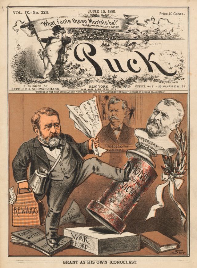 Puck magazine cover, June 15, 1881