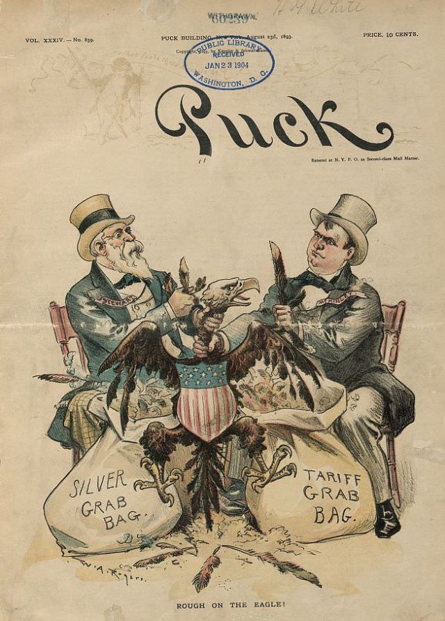 Puck magazine cover, August 23, 1893