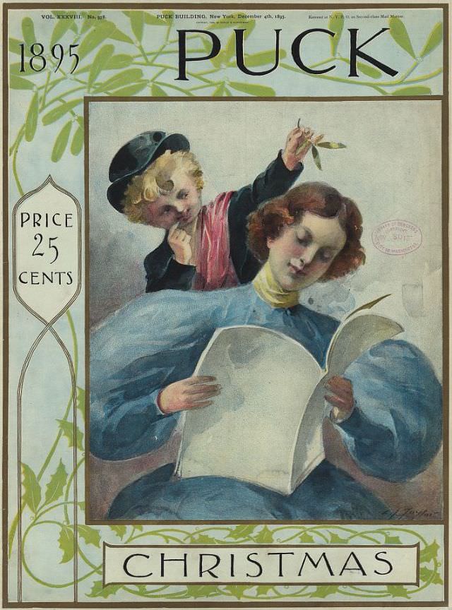 Puck magazine cover, December 4, 1895