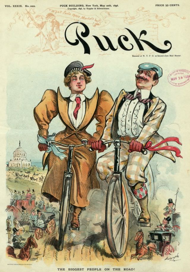 Puck magazine cover, May 20, 1896