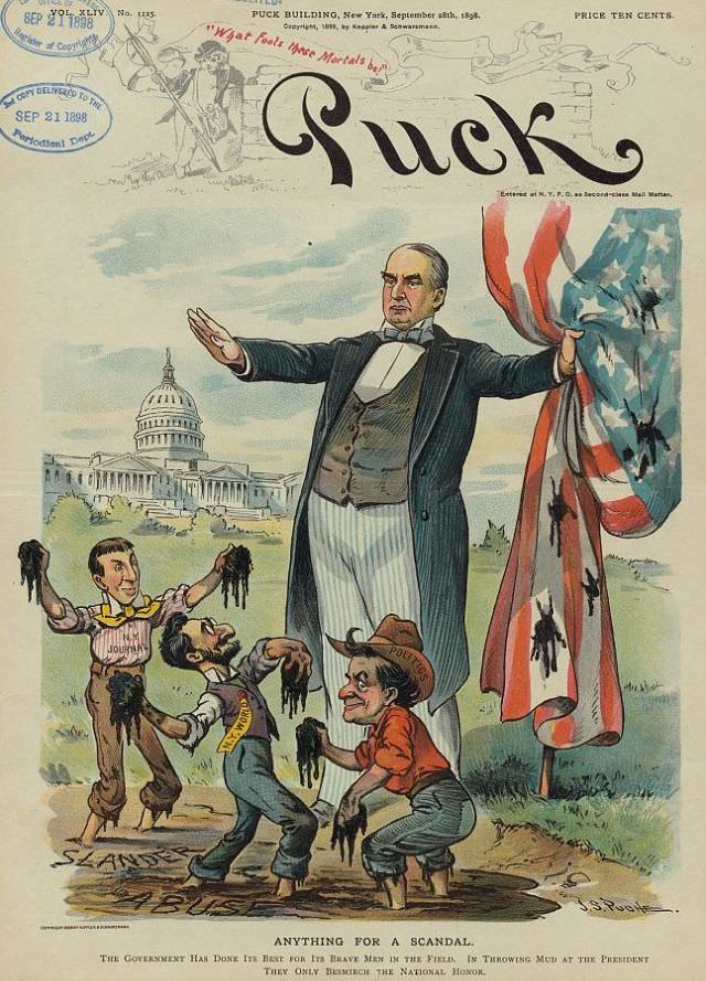 Puck magazine cover, September 28, 1898