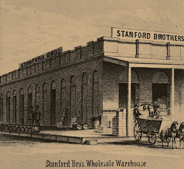 Stanford Bro's. Wholesale Warehouse, 1857