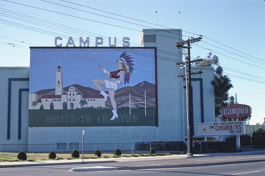 Campus Drive-In, San Diego, 1978