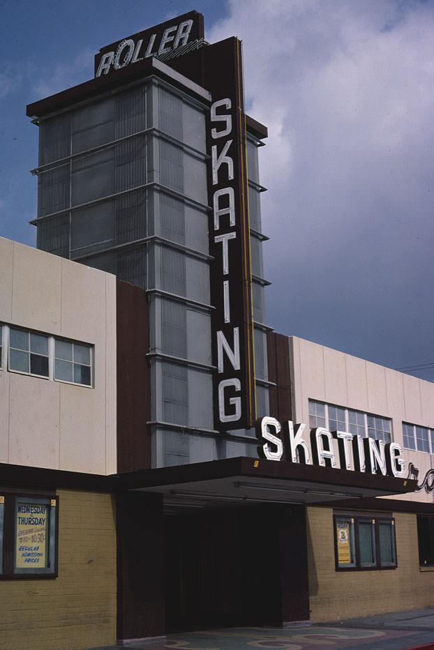 Palisade Garden Roller Skating, San Diego, 1978