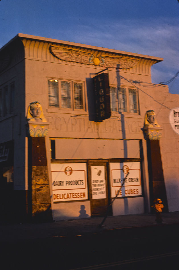 Egyptian Garage, San Diego, California, 1979