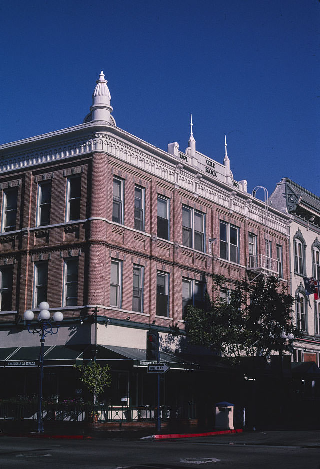 Cole Block (1891), angle 1, San Diego, California