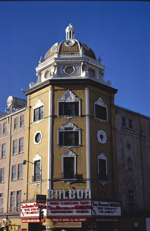 Balboa Theater, San Diego, California, 1979