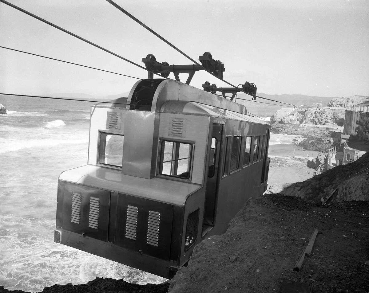 San Francisco's Sky Tram that ran from the Cliff House to Point Lobos