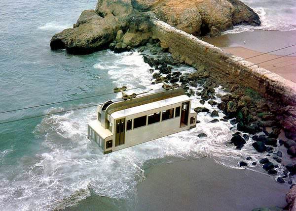 Sky Tram, Ocean Beach, San Francisco, 1955