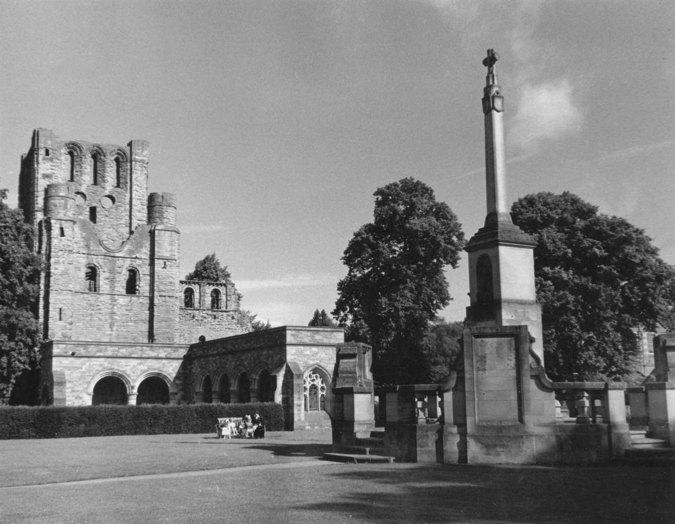 Kelso Abbey, Scotland, 1960.