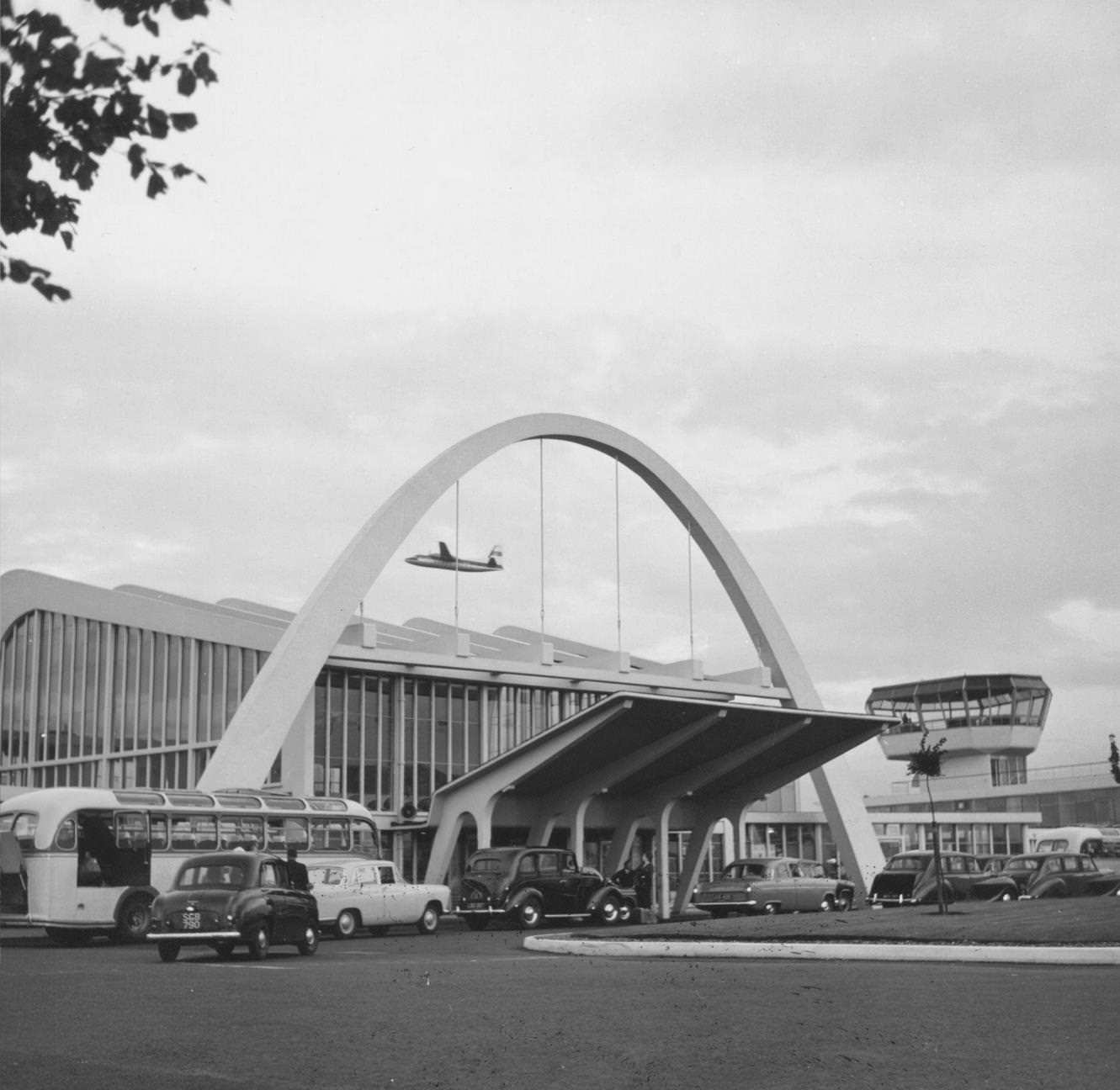 Renfrew Airport, Scotland, 1960.