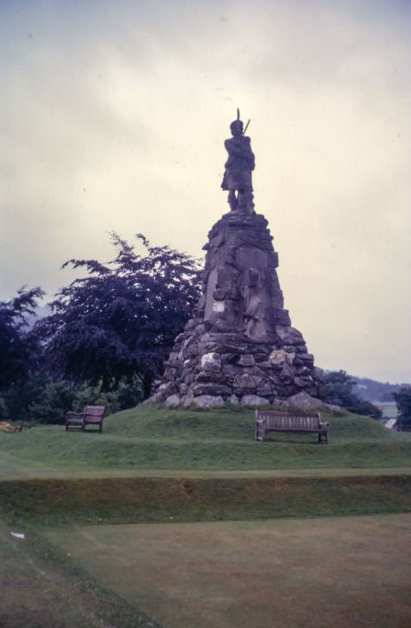 Black Watch Monument, Aberfeldy, Scotland, 1960s