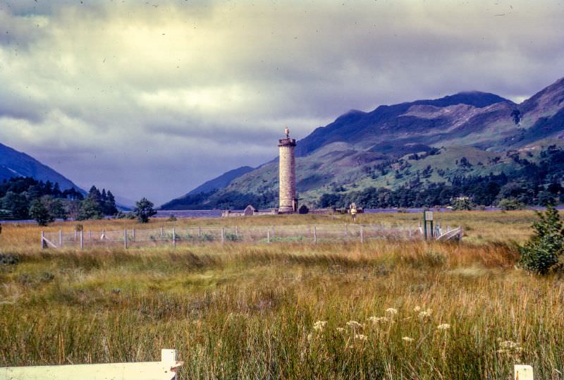 Glenfinnan Monument, Scotland, 1960s