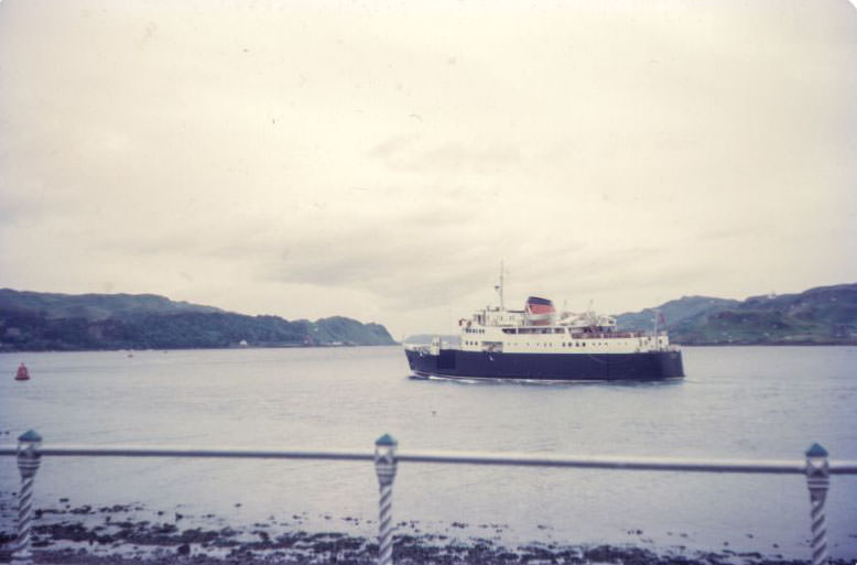 Mull Car Ferry, Oban, Scotland, 1960s