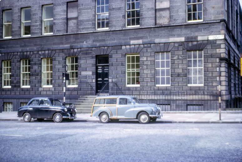 South Charlotte Street, linking Charlotte Square to Princes Street, Edinburgh, Scotland, 1960s