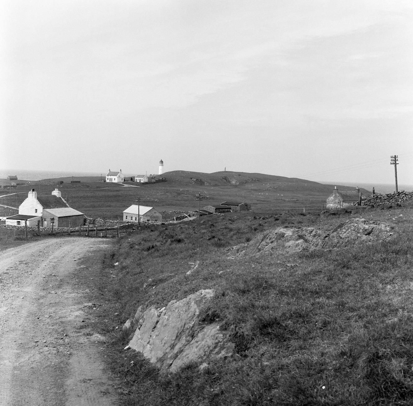 General view of Fair Isle, Scotland, 22nd June 1964.