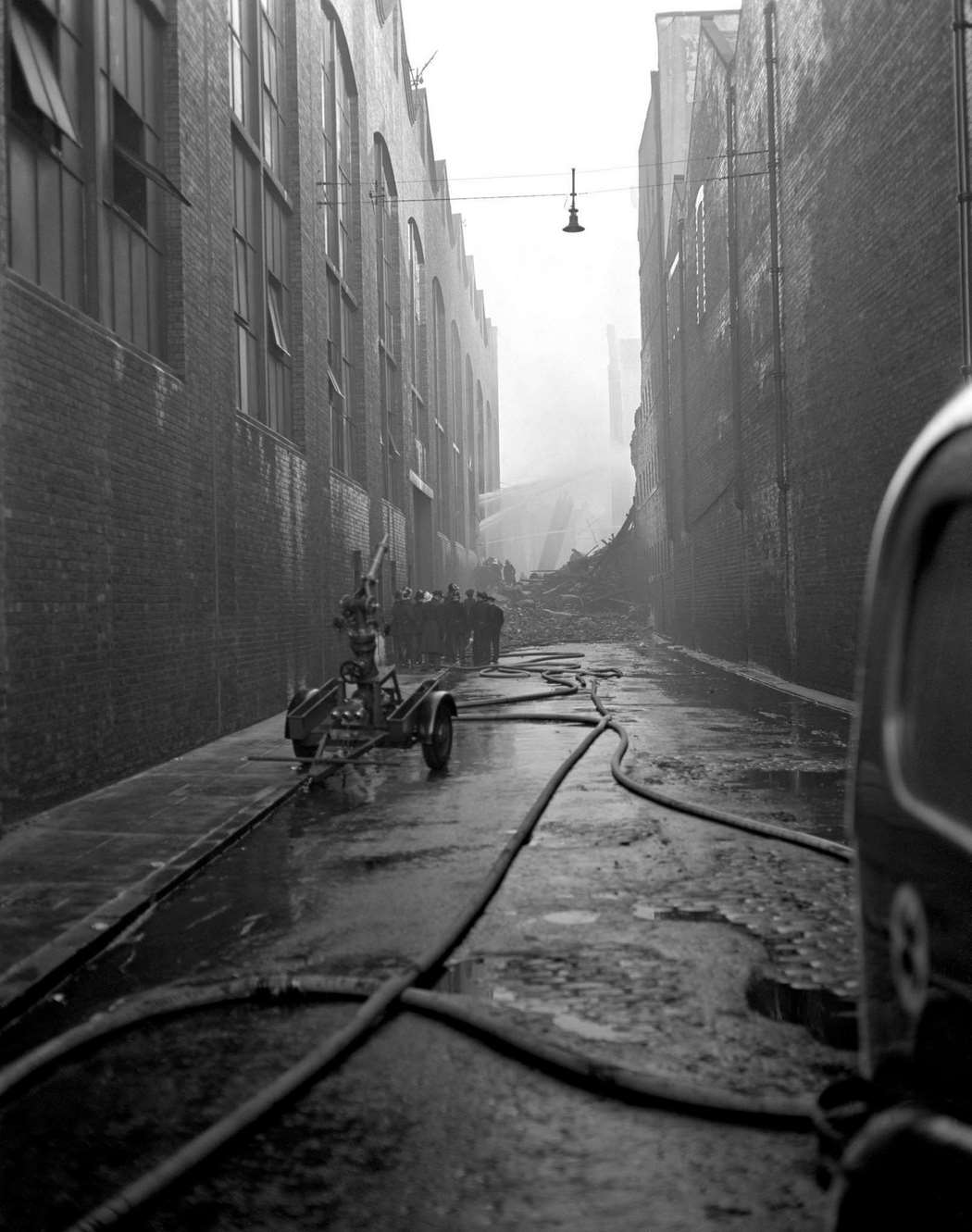 Cheapside Street Whisky Bond Fire - Glasgow, 1960s