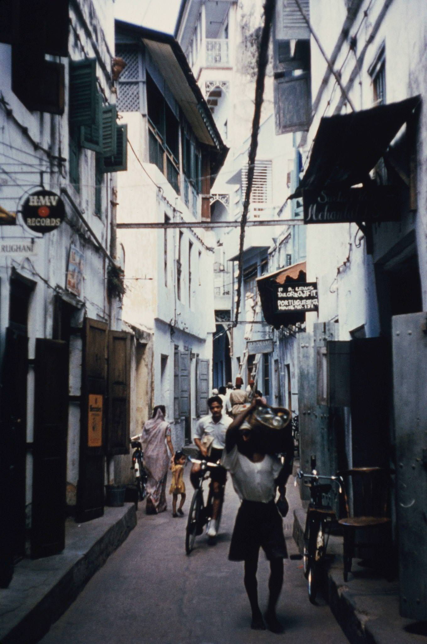 A street in Zanzibar, 1965