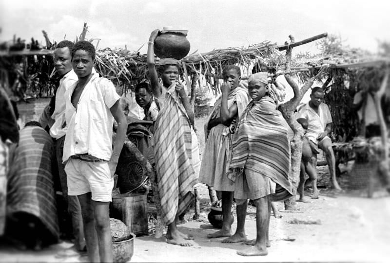 A market somewhere in Mwanza Region, 1969