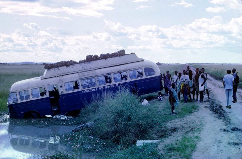 The bus is delayed, 1969