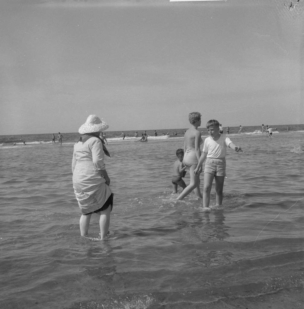 Zandvoort beach, The Netherlands, 1960