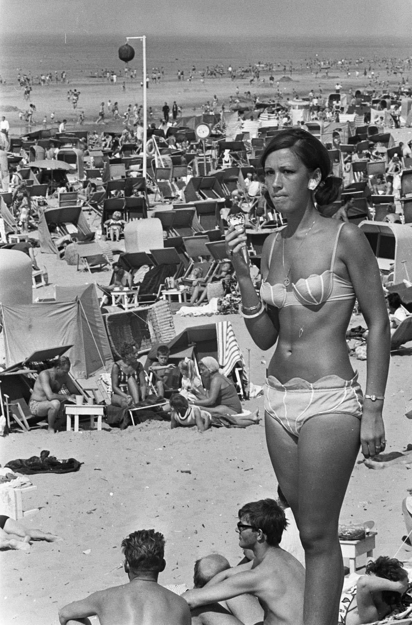 Nice weather at the beach, 1965