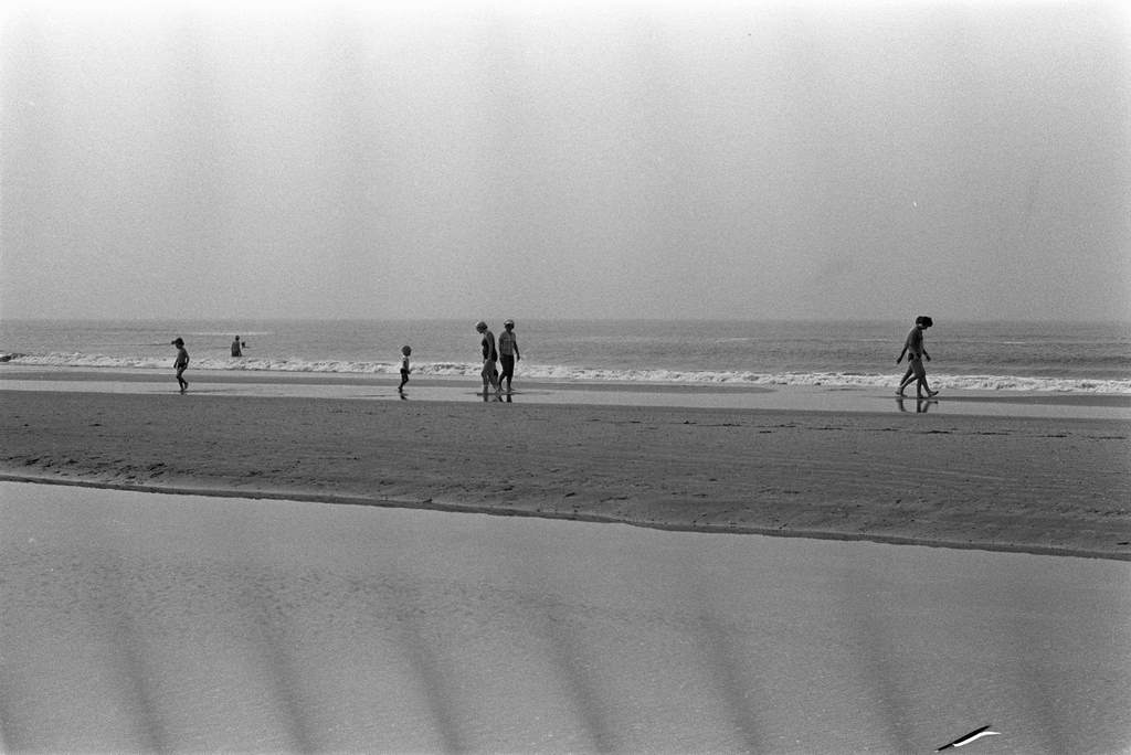 Autumn sun on Zandvoort beach, September 22, 1971.