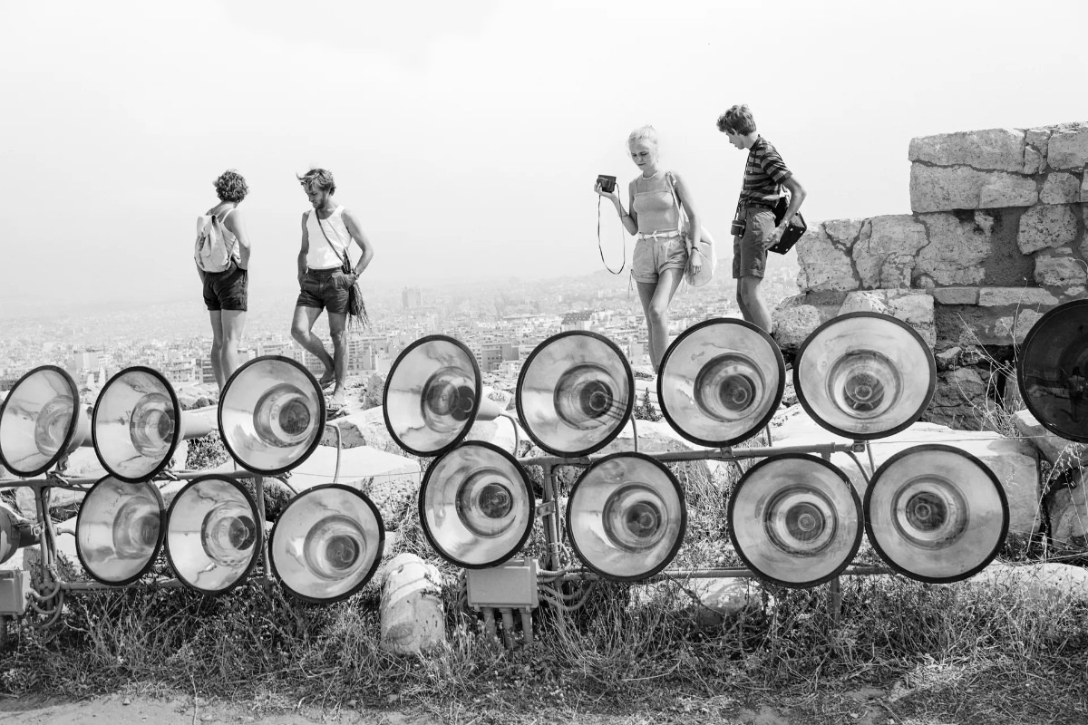 Stunning Photos of Tourists on Acropolis in Athens in the Early 1980s