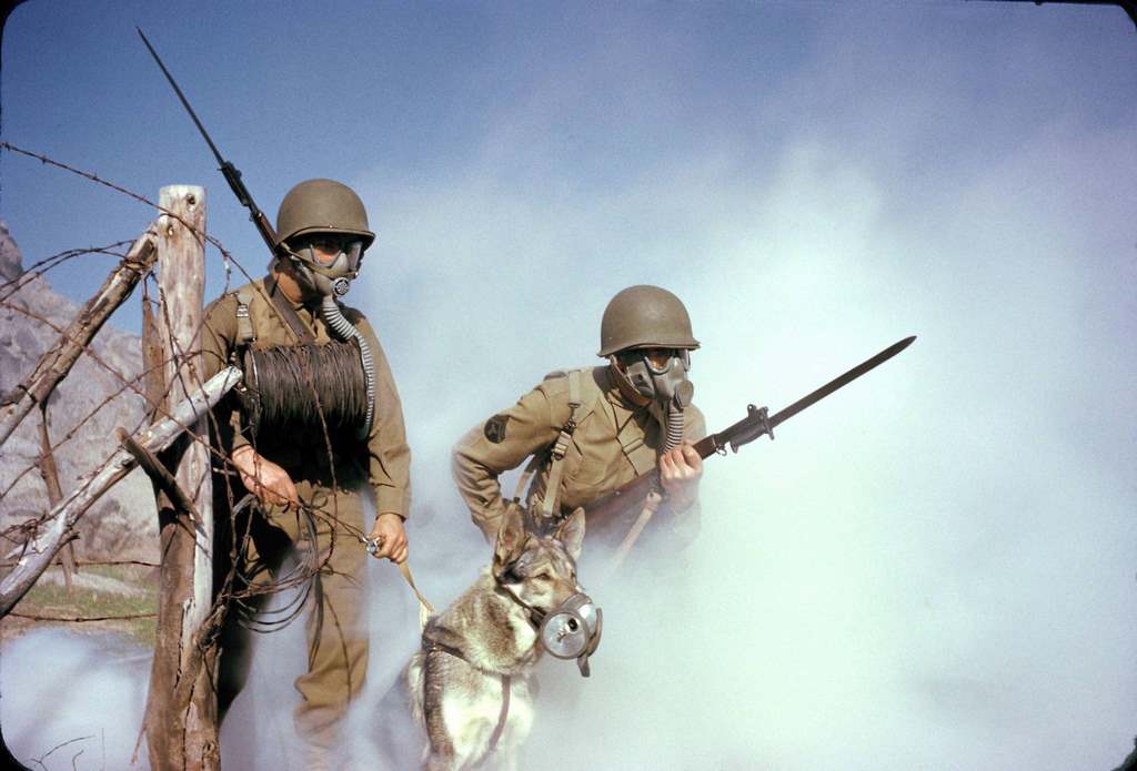 Gas Attack Training, 1943