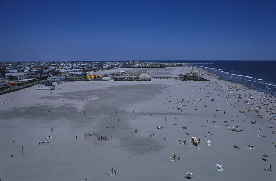 Overall above to north, Wildwood, New Jersey, 1978