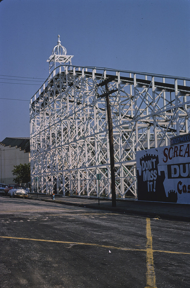 Scream roller coaster, Wildwood, New Jersey, 1978